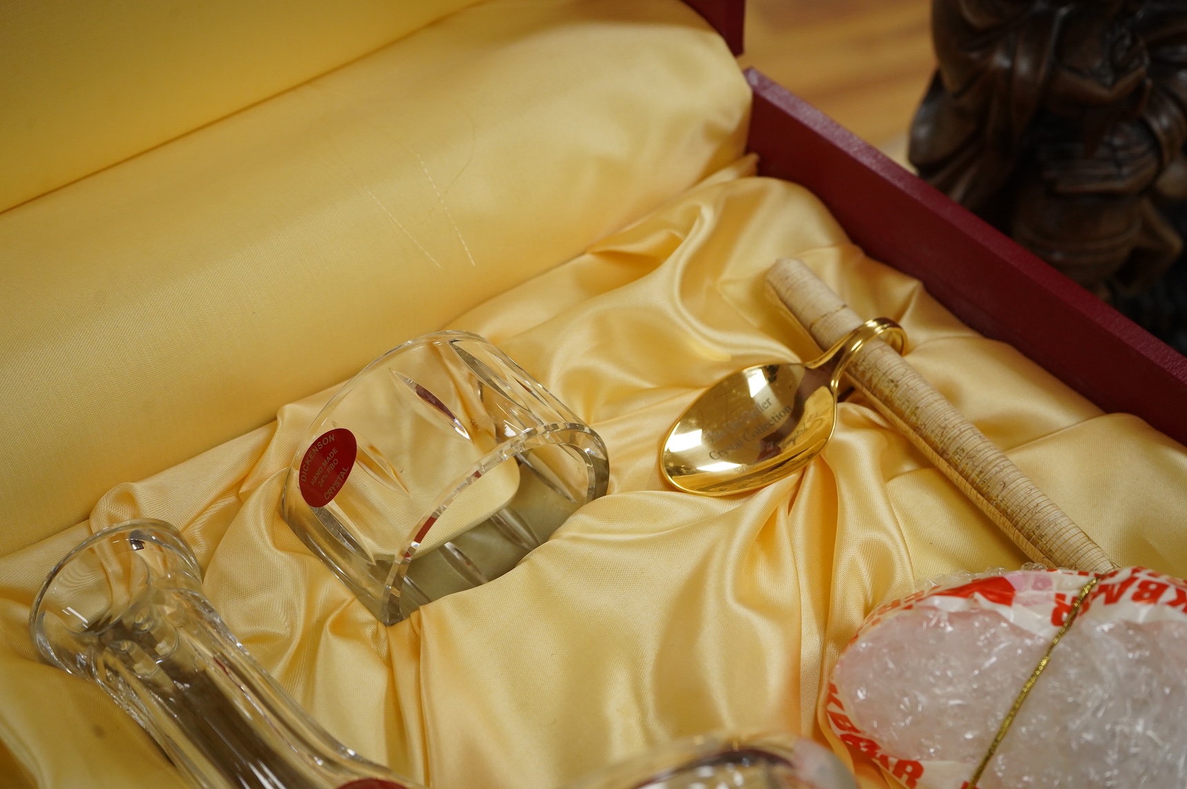 The Uri Geller Crystal Collection - three cased sets by Dickenson Crystal